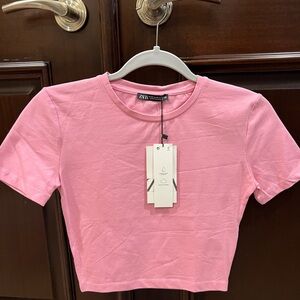 Zara Pink Crop Top
